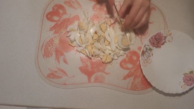Салат Нежный с ветчиной. смотреть онлайн