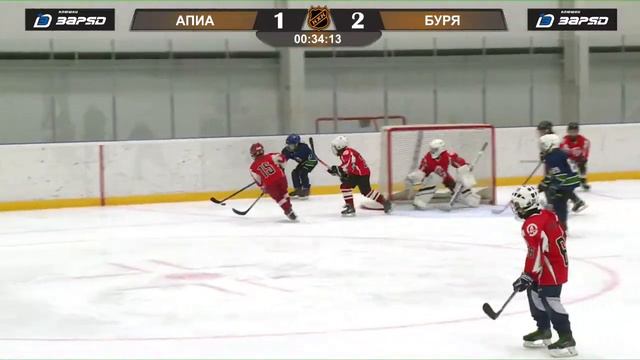 2011г ХК БУРЯ - ХК АПИА смотреть онлайн