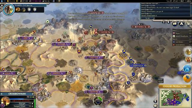 Civilization 5 G&K Multiplayer Game 005 Classical Teamer 2v2 (Gameplay/Commentary) смотреть онлайн