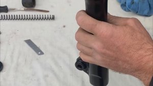 Ремонт телескопической вилки YAMAHA JOG SA-16J