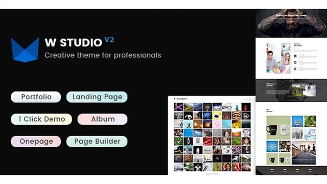 W Studio - Multipurpose Portfolio WordPress Theme | Themeforest Website Templates and Themes смотреть онлайн