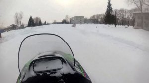 Снегоход Arctic Cat с двигателем от машины Suzuki K6A