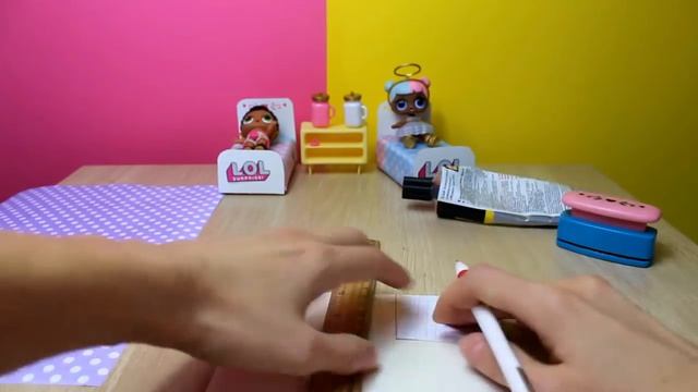 Как сделать кровать для куклы LOL Surprise diy