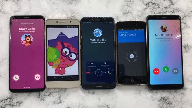 Many Real Phone Calls Galaxy S8+, Honor 4C Pro TIT-L01, HUAWEI Y6 Prime, Ixion X245, Redmi Note 5