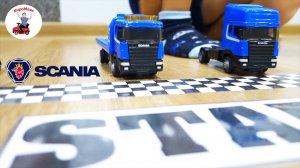 Видео для детей. Автовоз SCANIA vs эвакуатор SCANIA. Car Transporter SCANIA.