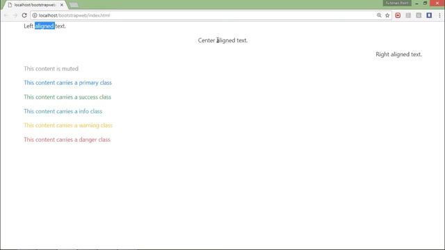 #5 Bootstrap - Typography | Bootstrap Online Training | www.tutorialspoint.com смотреть онлайн
