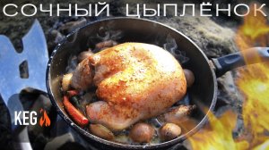 Сочная КУРИЦА на костре, маринованная в копченой паприке