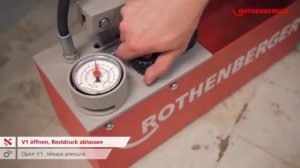 Опрессовочный насос ROTHENBERGER RP 50  RP 50 INOX