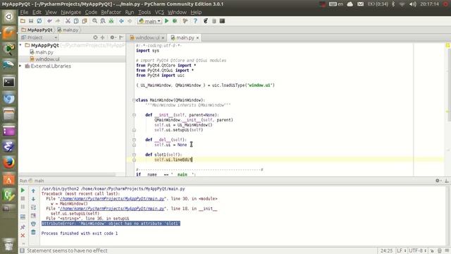 IDE для PyQt смотреть онлайн
