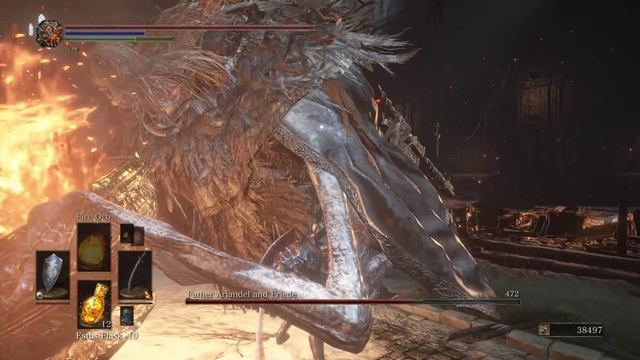 Dark Souls 3 Ashes of Ariandel: Sister Friede and Father Ariandel Boss Fight (4K 60fps) смотреть онлайн