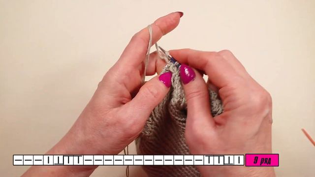 Мастер-класс по вязанию шапки спицами / Crochet pompom beanie / Ponpon ile örme şapka düzeni ile смотреть онлайн
