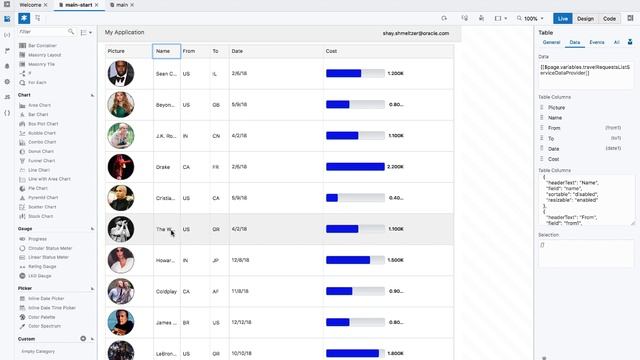Advanced UI Capabilities for Tables in Visual Builder смотреть онлайн