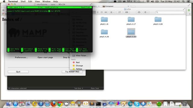 How to install Laravel on Mac using MAMP смотреть онлайн