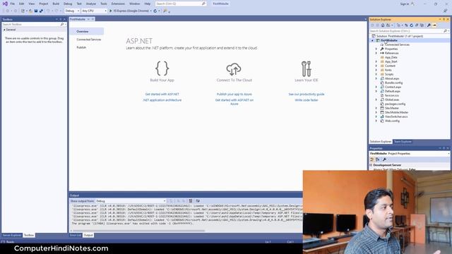 #4 Building Website in ASP Net Visual Studio 2019 Community Edition in Hindi смотреть онлайн