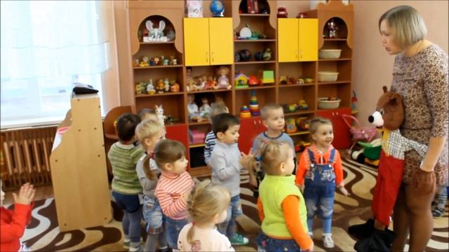 Утренняя гимнастика в первой младшей группе "Почемучки" 2016 год смотреть онлайн