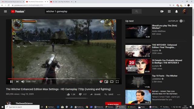 The Witcher Enhanced edition reporting bug (vanilla game) смотреть онлайн