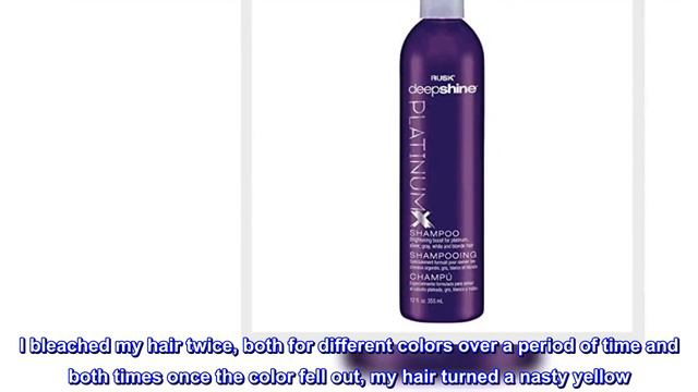 Great product - RUSK Rusk Deepshine Platinum Shampoo Oz Gentle Cleansing Brightening Boost For Sil смотреть онлайн