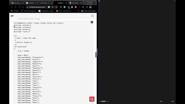 0x12. C - Singly linked lists смотреть онлайн