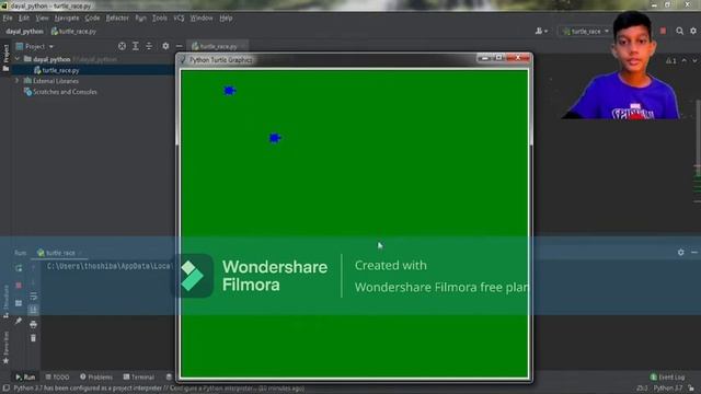 How to make Turtle race in python (part 1) смотреть онлайн