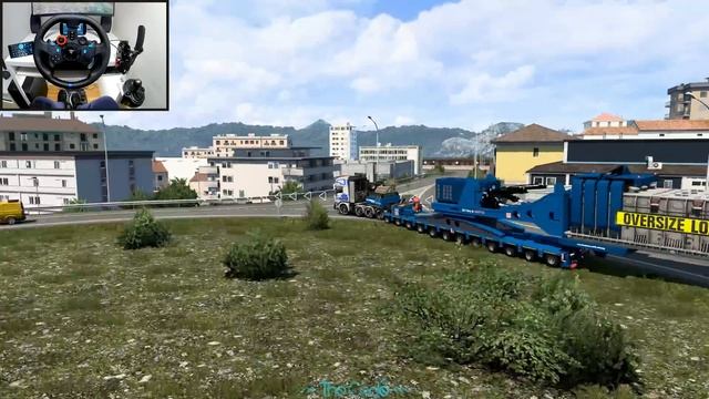 BIGGEST MOST EPIC LOAD Transported by Road | Euro Truck Simulator 2 | Logitech G29 Setup + Handbrak смотреть онлайн