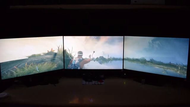 OUTCAST SECOND CONTACT on Triple Monitor Eyefinity / Surround 5760x1080 ALL MAPS смотреть онлайн