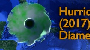 Tornado Size Comparison On The Earth | Hurricane Size Comparison  ??