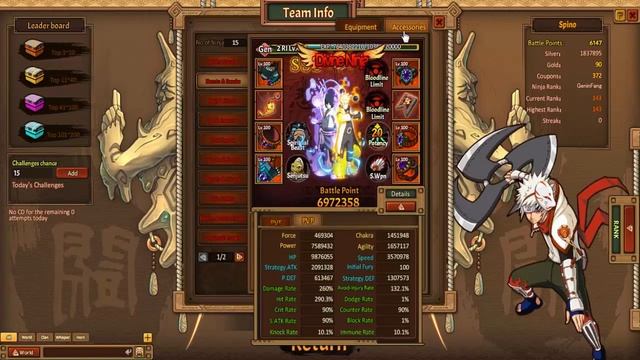 Ninja Classic S140 Uchiha Sasuke Account Overview смотреть онлайн