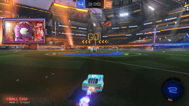 Dinoco Lightning McQueen My First 1v1 Rocket League Gameplay смотреть онлайн