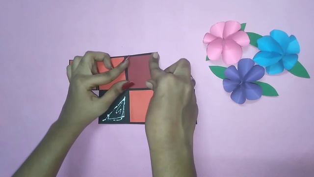 Diy Diamond Fold Twist Turn Pop Up Card Tutorial || Scrapbook Ideas || Scrapbooking #diy #popupcard