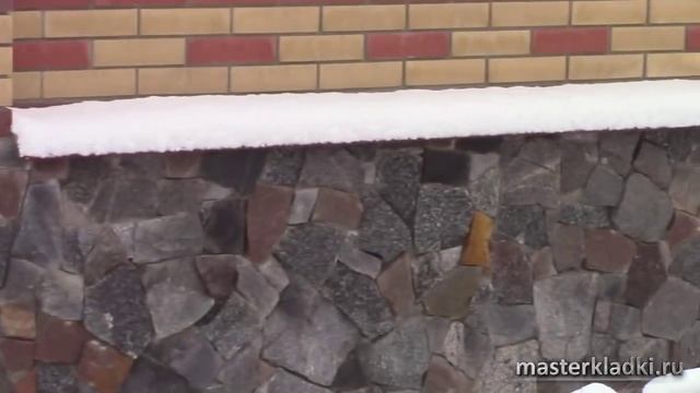 Обзор цоколя=бесшовная кладка бутового камня - [masterkladki] смотреть онлайн