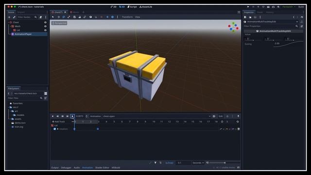 Using animations for a simple chest system [Godot 4/C# ?? Tutorial] смотреть онлайн