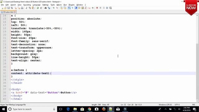 3d button css animation on hover | cool css effects | pure css animation смотреть онлайн