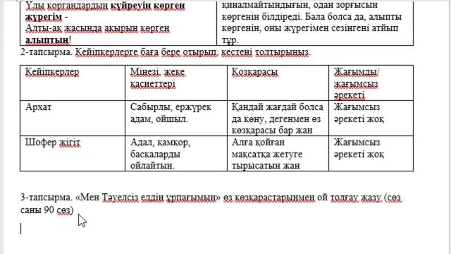6 сынып Қазақ әдебиеті 4 тоқсан БЖБ Тәуелсіздік қасиет тұнған ұлы ұғым смотреть онлайн