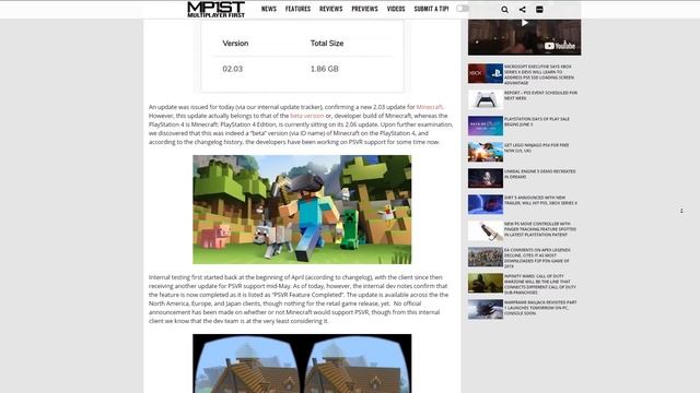 Minecraft Weekly Recap: Nether Update release date?, PlayStation VR, official soundtrack, and more! смотреть онлайн