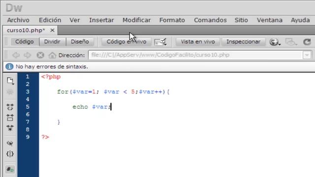 Tutorial PHP - 10. Bucle For смотреть онлайн