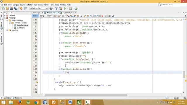 Insert data into SQL server using java Part 2 смотреть онлайн