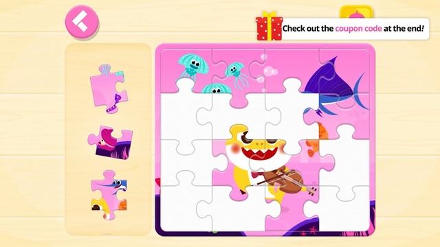 Пазлы ″Baby Shark Puzzle Fun″ #8 //  пазлы: 16 деталек !