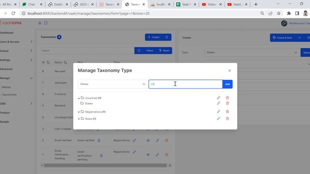 VaahCMS 2.x + Vue3 | How to Create a new Taxonomy Type смотреть онлайн