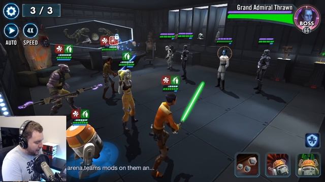 Star Wars Galaxy of Heroes: Grand Admiral Thrawn Unlocked!! G7 5* Phoenix Beat Tier 5 смотреть онлайн