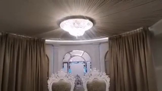 Ресторан Paradise. Установка электрокарнизов. смотреть онлайн