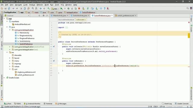 Switch Preference example in Android смотреть онлайн