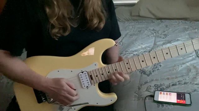 2020 Charvel So Cal vintage white- massive guitar sustain. Improv lead guitar (for Mo) смотреть онлайн