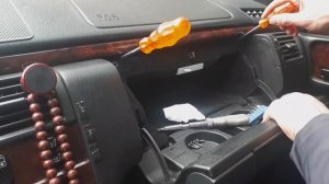 How to replace the cabin filter Mercedes benz w210, Как заменить салонный фильтр Mercedes benz w210