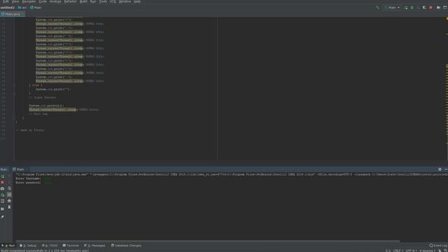 Using IntelliJ for Single User Login in Console (Java) смотреть онлайн