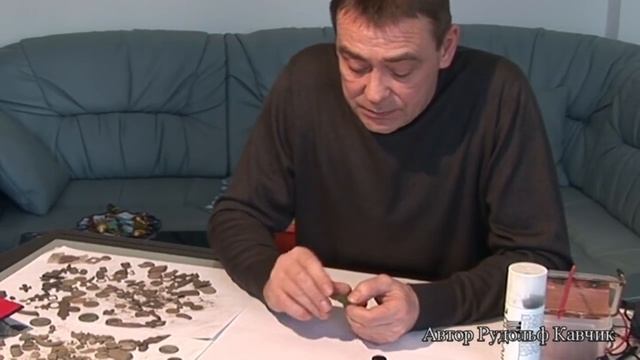 Реставрация «убитых» медных монет и патинирование монет. Чем чистить монеты. смотреть онлайн