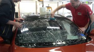 Новая защитная пленка на лобовое стекло авто - защита ветрового стекла от сколов [4К Video]