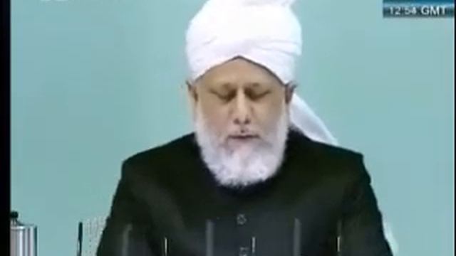 Проповедь Хазрата Мирзы Масрура Ахмада (24-09-10) часть 5 смотреть онлайн