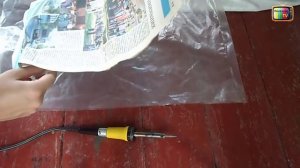 КАК СКЛЕИТЬ, СПАЯТЬ ПЛЕНКУ СВАРКА ПЛЕНКИ