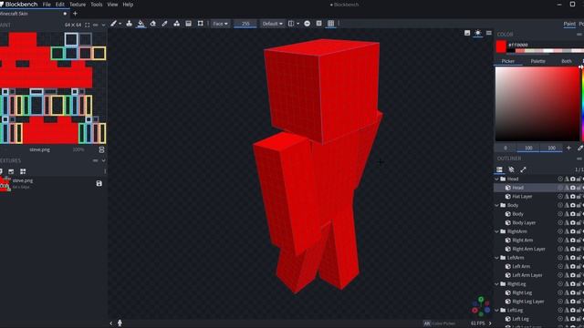 Blockbench делаю скин смотреть онлайн